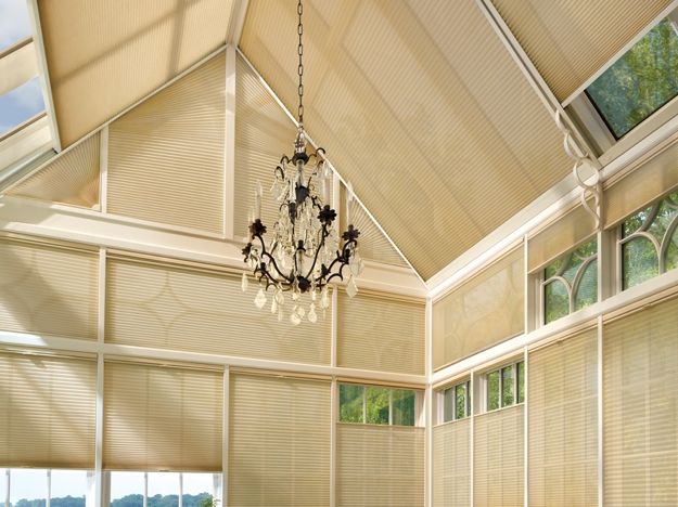 Skylight Shades: Duette® Architella® honeycomb shades